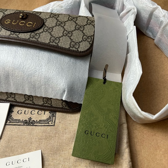 NEW Gucci GG Supreme Neo Vintage Belt Bag With Original Dust Bag - Picture 2 of 14